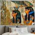 thumbnail image 2 of Ancient Egypt Mythology Tapestry Egyptian Gods Hieroglyphic Carvings Tapestries Art Wall Hanging for Living Room Bedroom Home Dorm Decor GTQQAY566, 2 of 6