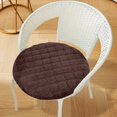 thumbnail image 5 of Cojín de asiento redondo 30cm | Cojín para silla de tela de pana suave con núcleo de esponja de alta elasticidad de 4 cm de grosor | Fondo antideslizante | Cubierta de cremallera extraíble |, 5 of 5