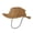 Brown, variant on Unisex Outdoor Sun Shield Fisherman Hat with Wide Brim for Hiking and Casual Wear Breathable UPF Sun Beret Style Cap for Men and Women Grey One Size