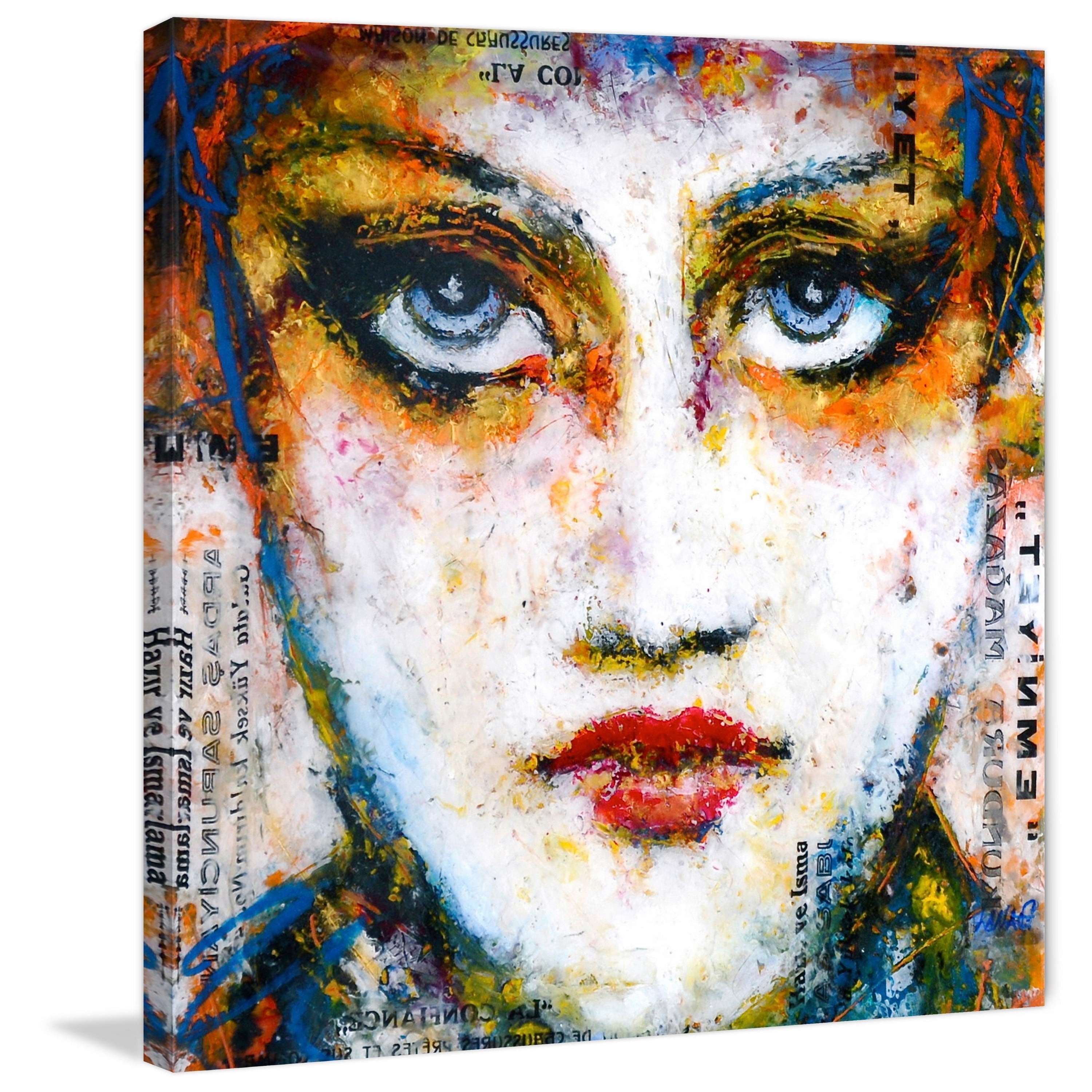 Maria Painting Print on Wrapped Canvas