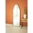 thumbnail image 4 of LARGE ARCHED MIRROR WITH BRASS FRAME, 4 of 4