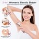 thumbnail image 2 of Maquinilla de afeitar eléctrica para mujer, sin dolor 2 en 1, afeitadora para mujer y recortadora de pelo para cara, ceja, bigote, barba, brazo, pierna, axila, Bikini, Cor Adepaton CZMR-HY192, 2 of 7
