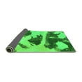 thumbnail image 2 of Ahgly Company Indoor Rectangle Abstract Green Modern Area Rugs, 7' x 9', 2 of 4