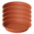 thumbnail image 3 of 5pcs Casas Maceta Flores Bandejas Macetas Redondas para Plantas en (marrón Claro), 3 of 5