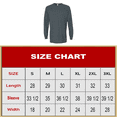 thumbnail image 2 of Gildan Crew Neck Heavy Cotton T-Shirt, Men's Long Sleeve Classic Fit Tee, Dark Heather, S, 12 Pack, 2 of 7