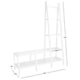 thumbnail image 3 of SAFAVIEH Elwin Modern Style 7 Shelf Etegere, White (16.5 in. W x 55.8 in. D x 72.2 in. H), 3 of 13