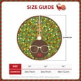 thumbnail image 4 of Kll Black Head Woman With Dots Hair Christmas Tree Skirt 48",Party Decorations Farmhouse For Christmas Decorations Holiday Party, 4 of 8