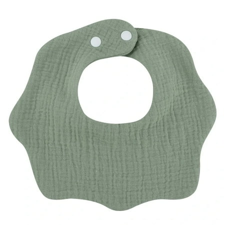 1pc Solid Colour Baby Bib Soft Pure Cotton Newborn Burp Cloth Infants Saliva Towel Feeding Bib Baby Apron Bandana Baby Item B-D105