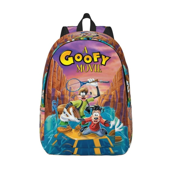 Goofy Backpack Canvas Casual Lightweight Backpack Fashion Travel Backpack Laptop Backpack 17.7 Inch And15.7inch