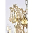 thumbnail image 5 of 2800 Maria Theresa Collection Chandelier D:30in H:28in Lt:19 Golden Teak Finish (Royal Cut Crystals), 5 of 7