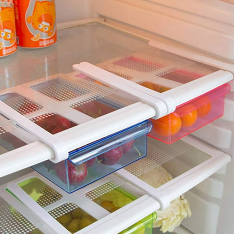 Kitchen Slide Fridge Freezer Space Saver Organizer Storage Rack