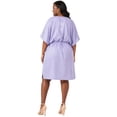 thumbnail image 2 of HAPPY BAY Women's Loungewear Dress Tunic Ladies Cover Ups for Swimwear Women Summer Beach Bikini Casual Cover-Up for Women 2X-3X Lilac, Floral, 2 of 2