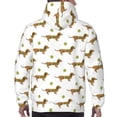 thumbnail image 7 of Sikiie Dachshund Going To Play Tennis Men's Hoodie, Essentials Hoodie, Sweatshirt, Pullover Hooded Sweatshirt for Men-Medium, 7 of 7
