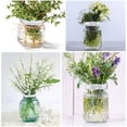 thumbnail image 5 of 16pcs Mason Flower Jar Insert Lid Plants Organizer Frog Lids Butterflyl Pattern Glass Bottle Covers 67mm, 5 of 9