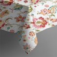 thumbnail image 3 of Pioneer Flower Floral Print Pattern Rectangle Tablecloth 60"x84",Waterproof Polyester Rectangle Table Cloth, Wipeable Spillproof Polyester Tablecloth for Dining, Camping, Indoor and Outdoor, 3 of 5