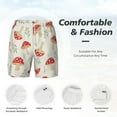 thumbnail image 5 of Lsque Mens Swim Trunks Cartoon Flat Mushrooms Pattern - Bathing Suit Compression Liner - Beach Swim Shorts Swimwear - (S-3XL) - Stretch Quick Dry -3X-Large, 5 of 9