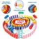 thumbnail image 4 of Juego de dominó Wondertoys, 600 unidades, bloques de construcción de madera para niños, 4 of 9