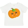 thumbnail image 3 of Inktastic Smiling Pumpkin, Halloween, Orange Pumpkin Boys or Girls Toddler T-Shirt, 3 of 5