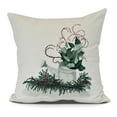 thumbnail image 2 of Simply Daisy, Gardener's Holiday Delight, Geometric Print Outdoor Pillow, 2 of 2