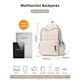 thumbnail image 5 of Mochila BJLFS blanca impermeable de 24 litros para mujeres y hombres de 0,5 kg, 5 of 9