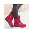 thumbnail image 5 of Fangasis Womens Winter Ankle Boots Knit Zipper Walking Comfy Warm Mid Calf Shoes for Ladies and Girls, 5 of 6