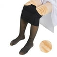 thumbnail image 2 of Medias transparentes para mujer, pantimedias de cintura alta, forro polar, medias gruesas y cálidas para otoño e invierno, 2 of 8