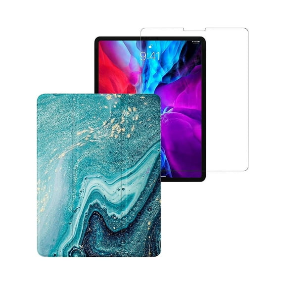 SaharaCase Apple iPad Pro 11" (3rd Gen & 4th Gen) Protection Bundle Folio Case with Tempered Glass