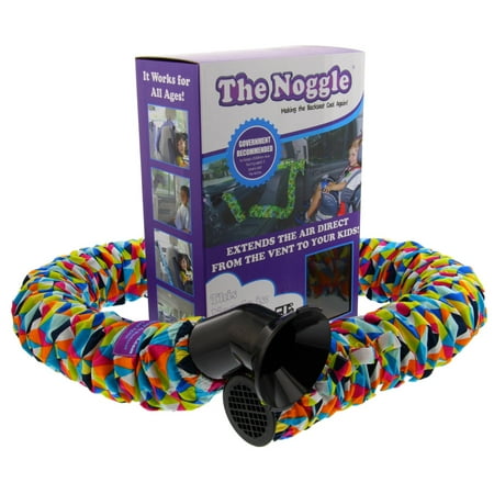 - Noggle - Extend Hot and Cold Air From Your Dash AC Vent to Kids in the Back Seat Vehicle Baby Traveling System to Keep Children Comfortable in the Car - 6ft, Kaleidoscope