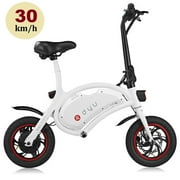 DYU 12" Electric Bike for Adults 30km/h 350w Ultra-light City ebike Assisted Bicycle with Removable 36V 5.2AH Large Capacity lithi um Battery Charg er Smart APP