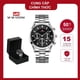 thumbnail image 4 of De pulsera Relojes para hombre, reloj de pulsera de cuarzo de lujo, reloj informal de negocios para hombre, reloj luminoso a la moda, reloj resistente al agua, 4 of 8