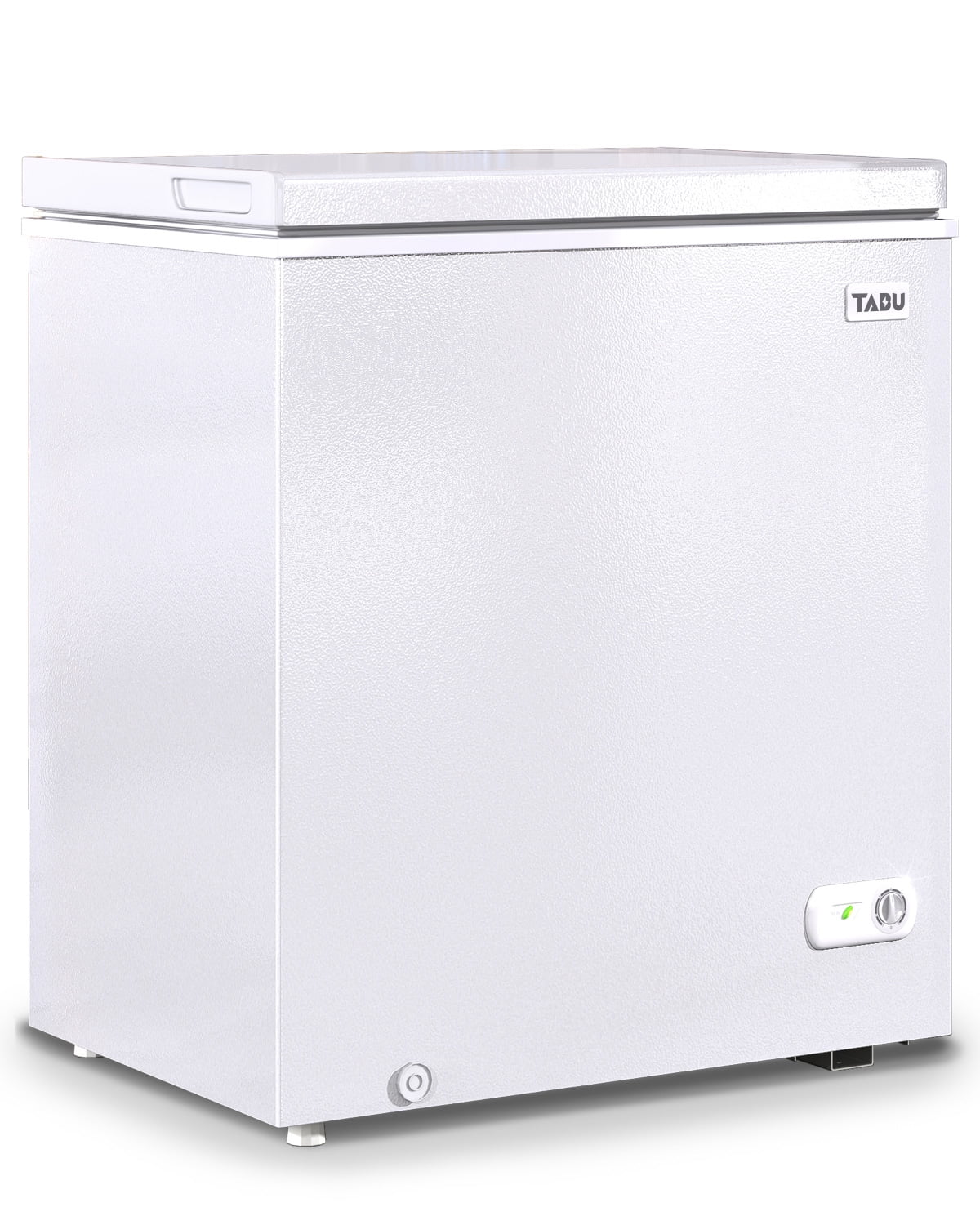 TABU Chest Freezer, 5.0 Cu Ft Deep Freezer with Adjustable Temperature