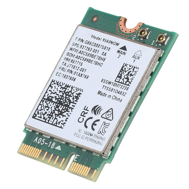 Fdit For 9560AC NGW 1730Mbps Wireless WIFI Card 2.4G/5G BT 5.0 NGFF JS
