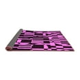 thumbnail image 2 of Ahgly Company Indoor Square Abstract Purple Modern Area Rugs, 7' Square, 2 of 4
