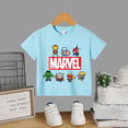 thumbnail image 5 of Camiseta de superhéroe de Marvel para adolescentes, camiseta de algodón informal con estampado de dibujos animados para niños y niñas, camiseta para bebés, ropa cómoda para niños, 5 of 5