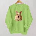 thumbnail image 4 of Zxlsdmn Womens Long Sleeve Sweatshirts Comfy Crew Neck Pullover Tops Trendy Graphic Sweatshirt Casual Drop Shoulder Fall Winter Sweat Shirts S, 4 of 5