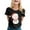 BA02-Black, variant on Christmas T Shirt for Women Xmas Satan Claus Print Short Sleeve Crew Neck Basic Tees Funny Gifts Holiday Casual Blouses