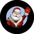 thumbnail image 1 of Tire Cover Central Santa Black Vinyl (Select Size/Camera in Menu) 255/75r17, 1 of 4