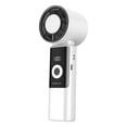 thumbnail image 2 of 100-Speed Usb Rechargeable Handheld Fan, Portable Cooling Device With Durable Abs Construction, for Outdoor Sports Activities, White, 2 of 6