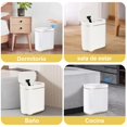 thumbnail image 2 of Botes de Basura,8L Cubo De Basura Autom&aacute;tico Con Sensor Para Ba&ntilde;o,Cubo de Basura de Pl&aacute;stico,Botes de Basura Inteligente,inteligente con tapa,para Inodoro,Dormitorio y, 2 of 7