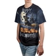 thumbnail image 4 of Happy Halloween Pug Witch Pumpkins Bats All Over Print 3D Shirt Unisex Merch Dog Lover Gifts - 13012, 4 of 6