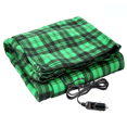 thumbnail image 3 of Amazingforless (6 Colors) Electric 12V Heated Fleece Car Plaid Blanket With, 3 of 3