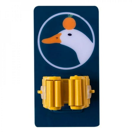 

[Big sale!]New Cartoon Broom Holder Self Adhesive Hanging Mop Holder Wall Mounted Mop Hanger Kitchen Mop Organizer N06