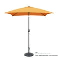 thumbnail image 4 of Ultrashades 6.5 ft Square Outdoor Patio Market Umbrella with Push Button Tilt and Crank Handle, Orange, 4 of 12