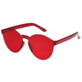 thumbnail image 1 of Lunettes Unisexes Mode Couleurs Bonbon Rondes Lunettes de Soleil d'Extérieur Design Léger Lunettes de Soleil Femmes, 1 of 1