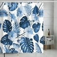 thumbnail image 4 of AUQ Shower Curtains Wind Resistance Shower Curtain Set Stylish Design Comfortable Privacy Protection Bathroom Shower Curtain Sets,Style4, 4 of 4