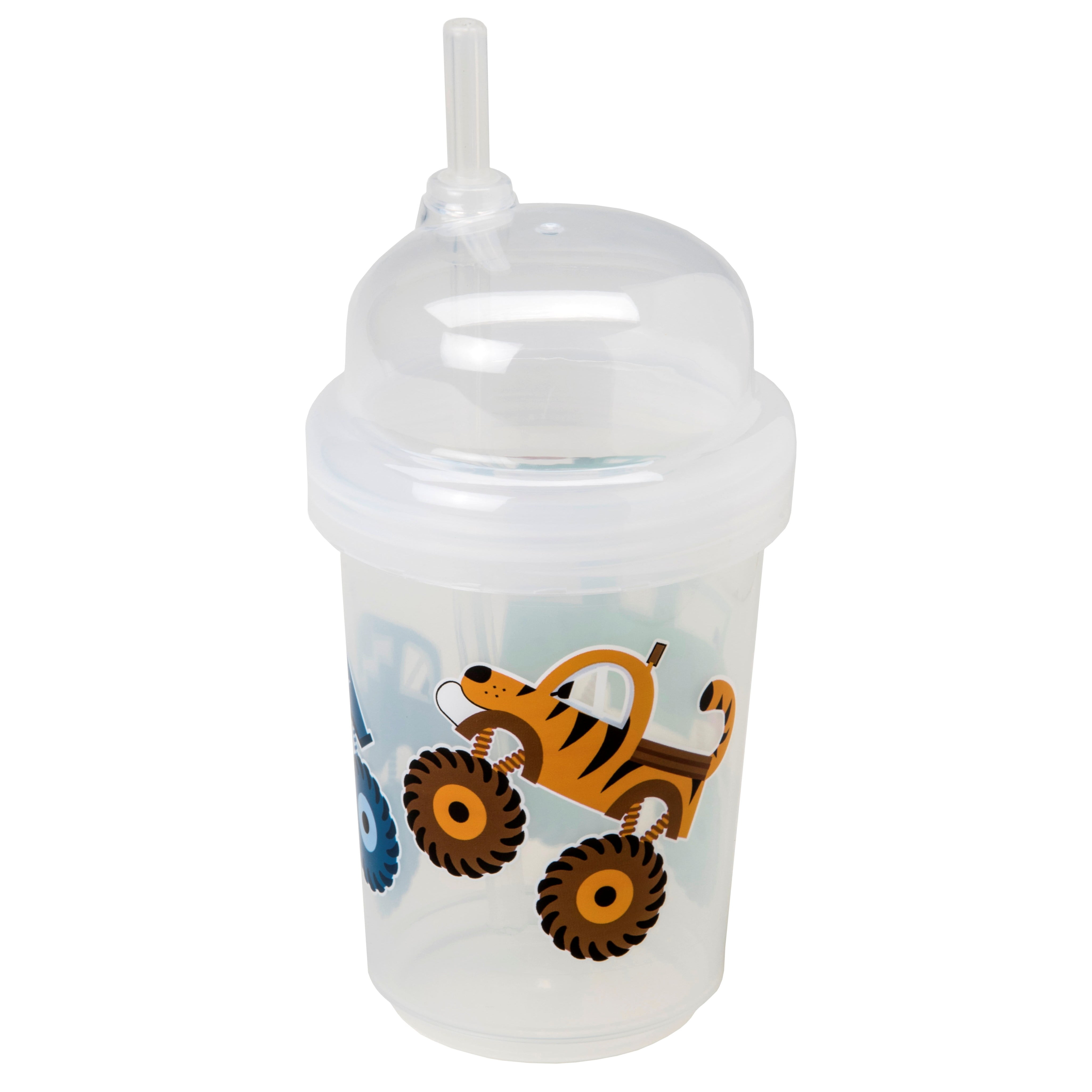 nuspin kids 8 oz Zoomi Straw Sippy Cup, Monster Trucks Style Walmart