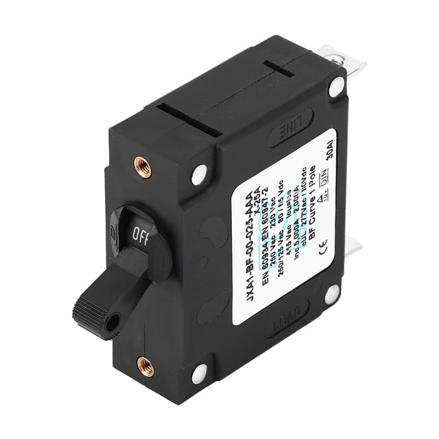 Ejoyous Car Circuit Breaker, 15A/20A/25A/30A Short Circuit Protection DC/AC Manual ON/Off Toggle Reset Switch Circuit Breaker