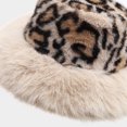 thumbnail image 5 of Winter Faux Fur Bucket Hat Unisex Thick Warm Plush Fisherman Cap Fluffy Cold Weather Hat for Outdoor Daily Wear, 5 of 6
