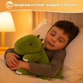 thumbnail image 4 of Peluche de dinosaurio SQEQE con forma de animal de peluche pesado, 60 cm, 1,7 kg, 4 of 9