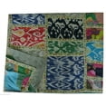 thumbnail image 2 of Indian kantha Quilt Assorted Patchwork Vintage Gudari Bedspread Bedding Blanket Throw Bed Cover 100% Cotton Bohemian Home décor Double Size Fruit Patches Lace, 2 of 4